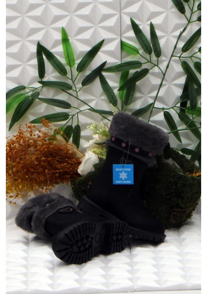 Noes Siyah Rahat Orijinal Ürün Kız Çocuk Çizmesi indirimleri