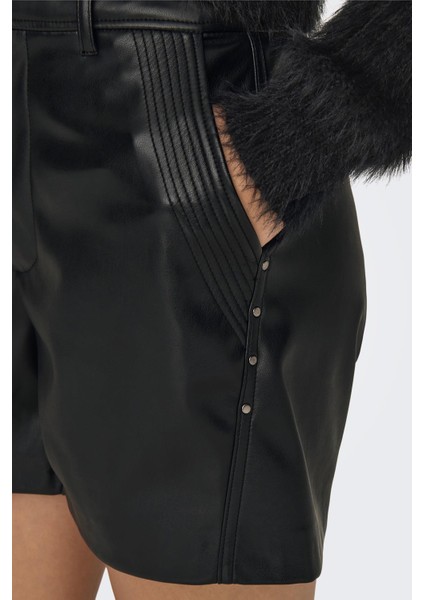Onlıdına Hw Faux Leather Şort cc Pnt Siyah 15324964 indirimleri