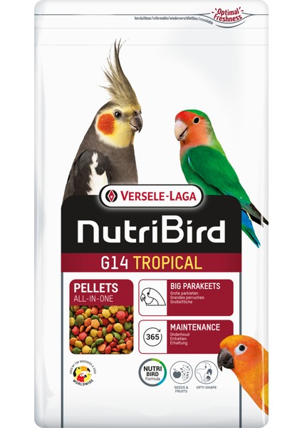 Nutrıbırd G14 Tropical Paraket Pelet Yem 10kg fiyatları
