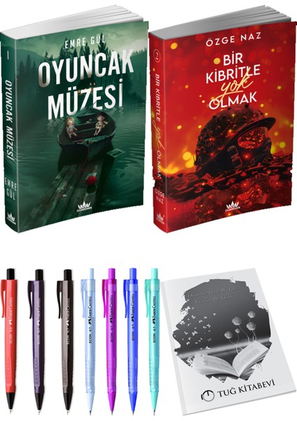 Bir Kibritle Yok Olmak 2 Özge Naz ve Oyuncak Müzesi Emre Gül 2'li Set + Armağan