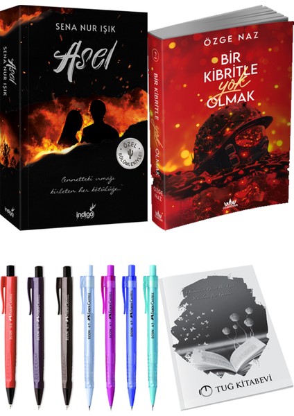 Bir Kibritle Yok Olmak 2 Özge Naz ve Asel Sena Nur Işık 2'li Set + Armağan