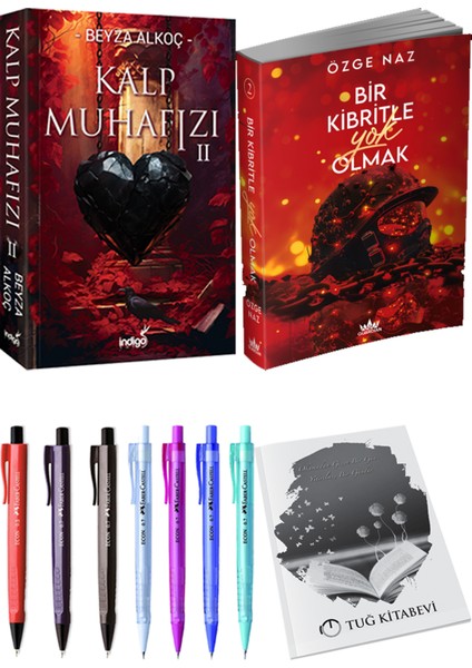 Bir Kibritle Yok Olmak 2 Özge Naz ve Kalp Muhafızı 2 Beyza Alkoç 2'li Set + Armağan