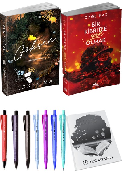 Bir Kibritle Yok Olmak 2 Özge Naz ve Gökçen 3 Loresima 2'li Set + Armağan