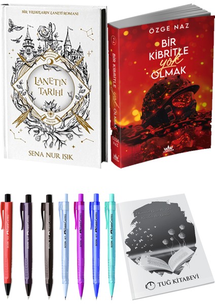 Bir Kibritle Yok Olmak 2 Özge Naz ve Lanetin Tarihi Sena Nur Işık 2'li Set + Armağan