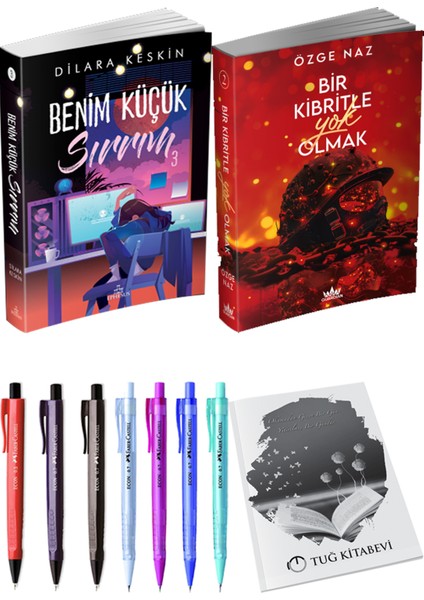 Bir Kibritle Yok Olmak 2 Özge Naz ve Benim Küçük Sırrım 3 Dilara Keskin 2'li Set + Armağan