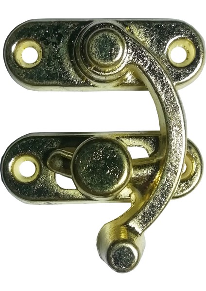 Orta Boy Sarı Yay Gözü Kancalı Kilit 10 adet Kutu Sandık ve Kapak Klipsi 28x33 mm modelleri