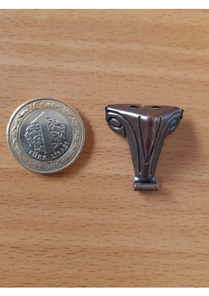4 Adet Oksit Dekoratif Sandık Kutu Ayak 2,5 cm fiyatları