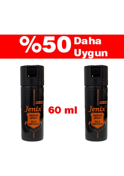 Biber Gazı jenix 60ml 2'li Paket