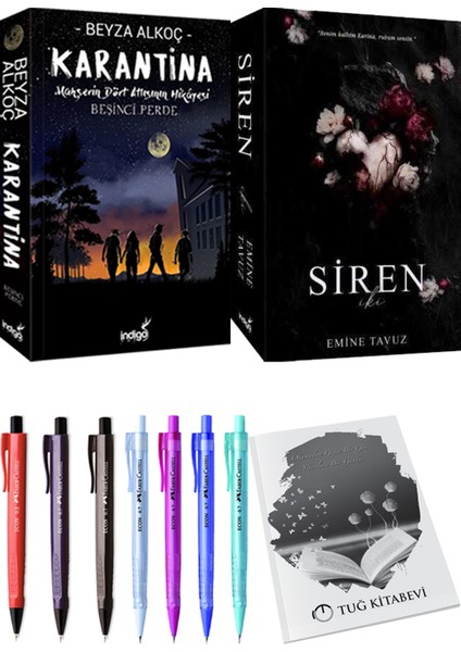 Siren Iki Emine Tavuz ve Karantina 5 Beyza Alkoç 2'li Set + Armağan