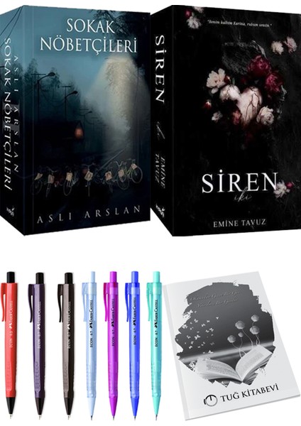 Siren Iki Emine Tavuz ve Sokak Nöbetçileri 2 Aslı Arslan 2'li Set + Armağan