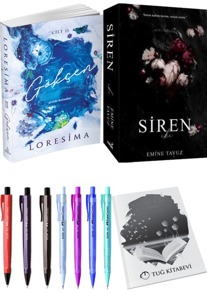 Siren Iki Emine Tavuz ve Gökçen 2 Loresima 2'li Set + Armağan