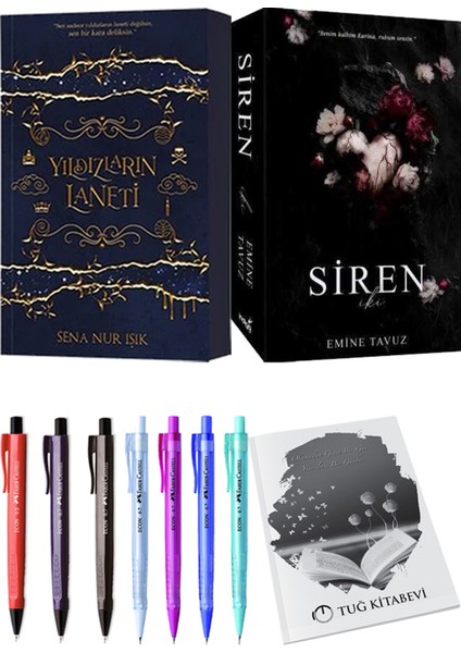 Siren Iki Emine Tavuz ve Yıldızların Laneti 1 Sena Nur Işık 2'li Set + Armağan