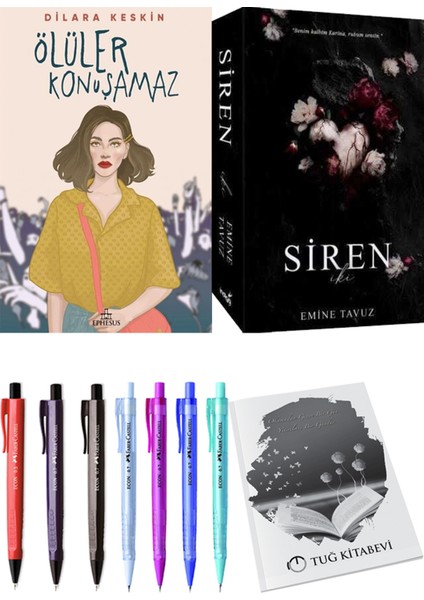 Siren Iki Emine Tavuz ve Ölüler Konuşamaz Dilara Keskin 2'li Set + Armağan
