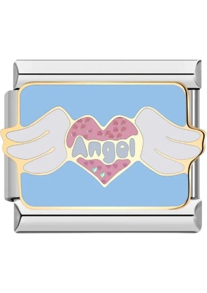 Kanatlar ve Melek (Angel) İtalyan Charm
