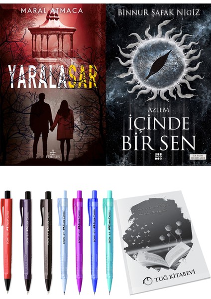 İçinde Bir Sen 4 Azlem Binnur Şafak Nigiz ve Yaralasar 4 Maral Atmaca 2'li Set + Armağan
