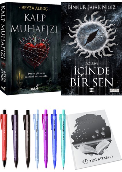 İçinde Bir Sen 4 Azlem Binnur Şafak Nigiz ve Kalp Muhafızı 1 Beyza Alkoç 2'li Set + Armağan