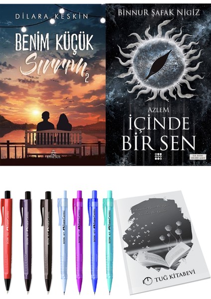 İçinde Bir Sen 4 Azlem Binnur Şafak Nigiz ve Benim Küçük Sırrım 2 Dilara Keskin 2'li Set + Armağan