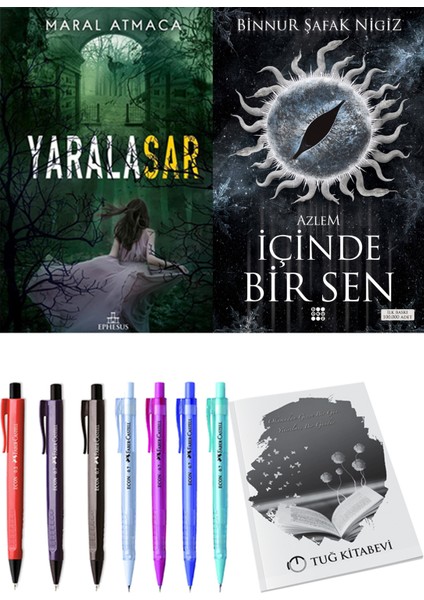 İçinde Bir Sen 4 Azlem Binnur Şafak Nigiz ve Yaralasar 2 Maral Atmaca 2'li Set + Armağan