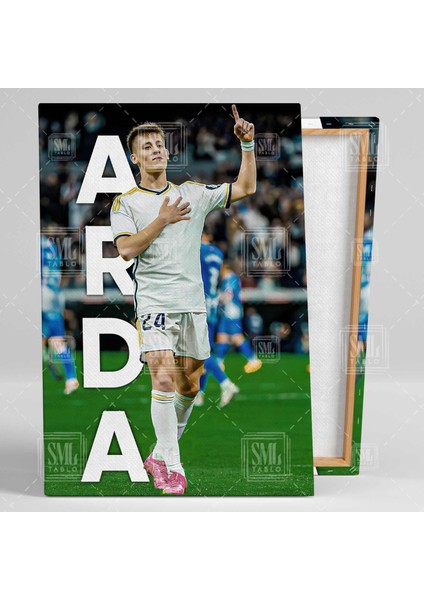 Arda Güler Gol Sevinci Real Madrid Futbol Dikey Kanvas Tablo