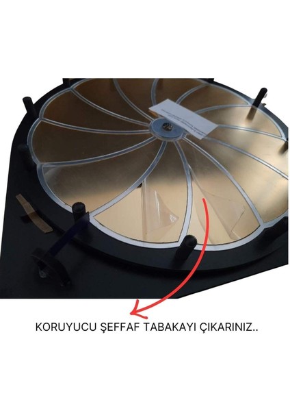 Gıftoom Aile/grup Oyunları 12 Bölme'li Yaz-Sil Ahşap Çarkıfelek- Pleksi Gold Çarkıfelek fırsatları