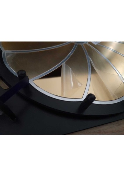 Gıftoom Aile/grup Oyunları 12 Bölme'li Yaz-Sil Ahşap Çarkıfelek- Pleksi Gold Çarkıfelek indirimleri