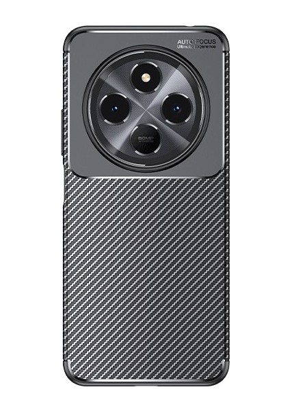 Xiaomi Redmi 14C Kılıf Negro Karbon Desen Silikon + Ekran Koruyucu