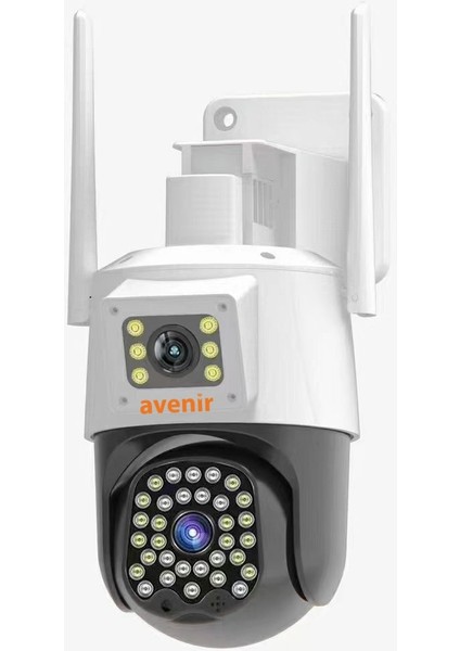 AV-S304 4mp Wifili Çift Yönlü Ses Çift Kameralı Okam Pro App