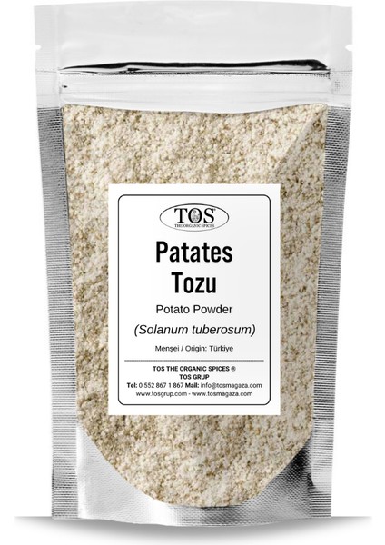 TOS The Organic Spices Patates Tozu 100 gr