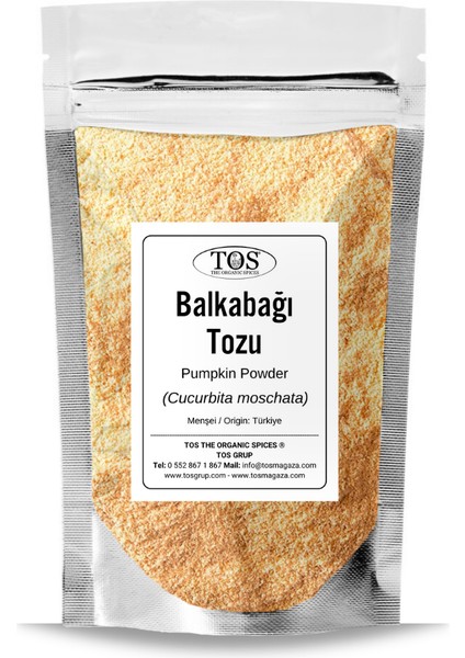 TOS The Organic Spices Balkabağı Tozu 100 gr