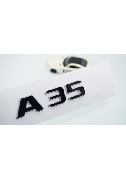 A 35 Bagaj Gri Siyah Abs Yazı Logo Benz Ile Uyumlu