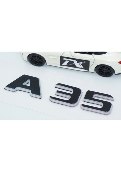A 35 Bagaj Gri Siyah Abs Yazı Logo Benz Ile Uyumlu