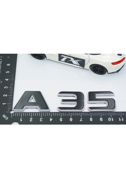 A 35 Bagaj Gri Siyah Abs Yazı Logo Benz Ile Uyumlu