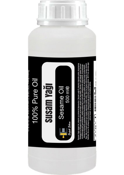 Susam Yağı Soğuk Sıkım 500 ml