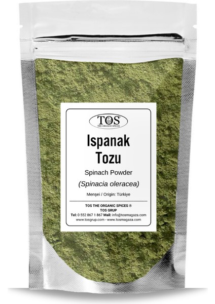 Ispanak Tozu 100 gr Spinacia Oleracea / Spinach Powder