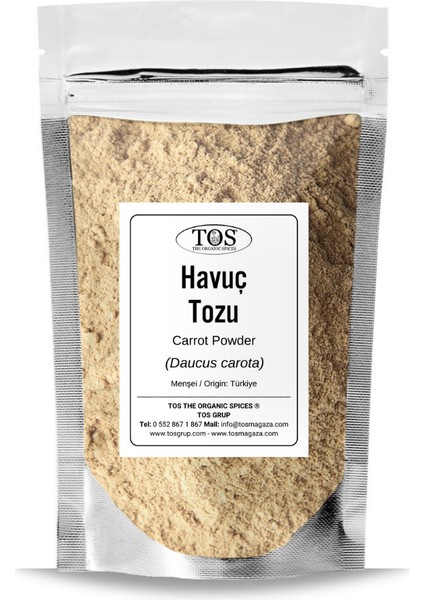 Havuç Tozu 100 gr