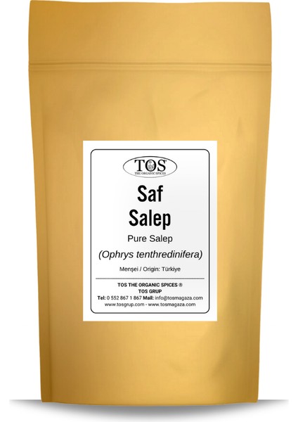 TOS The Organic Spices Saf Salep 50 gr