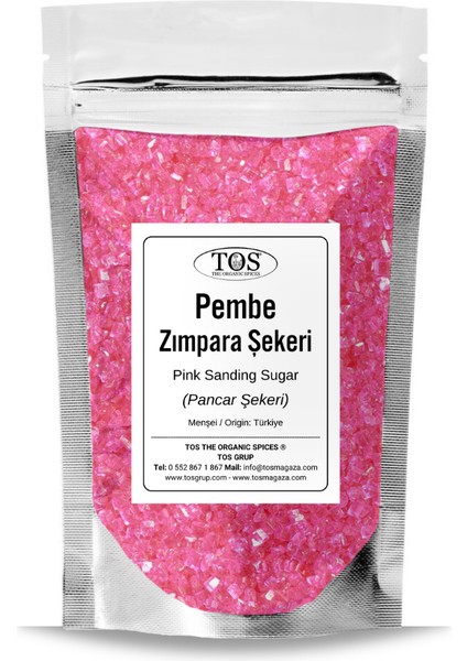 Pembe Zımpara Şekeri 100 gr