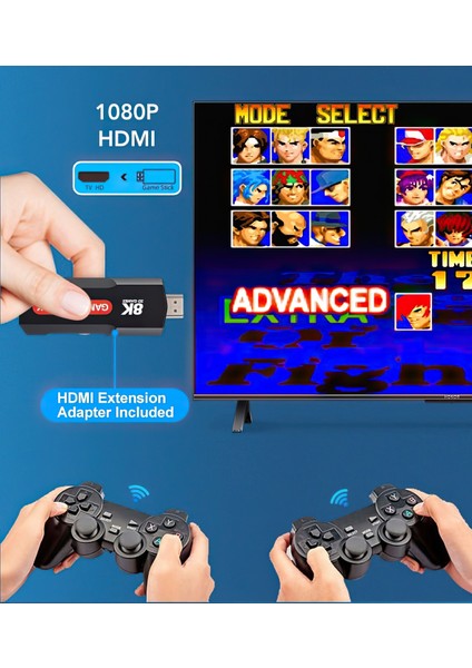 Android Tv Box + Oyun KONSOLU(20.000 Oyunlu) 2'si 1 Arada -Full Set ( 2024 Yeni Model) indirimleri