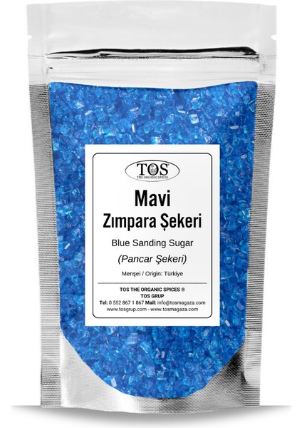 Mavi Zımpara Şekeri 500 gr
