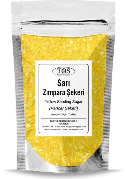 Sarı Zımpara Şekeri 1 kg