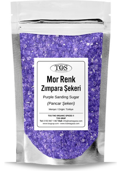 Mor Zımpara Şekeri 250 gr