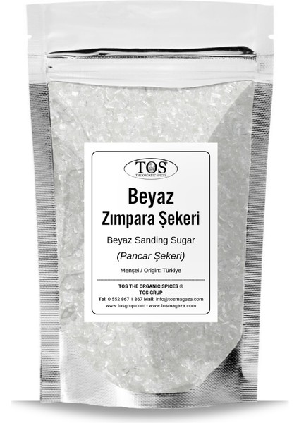 Beyaz Zımpara Şekeri 500 gr