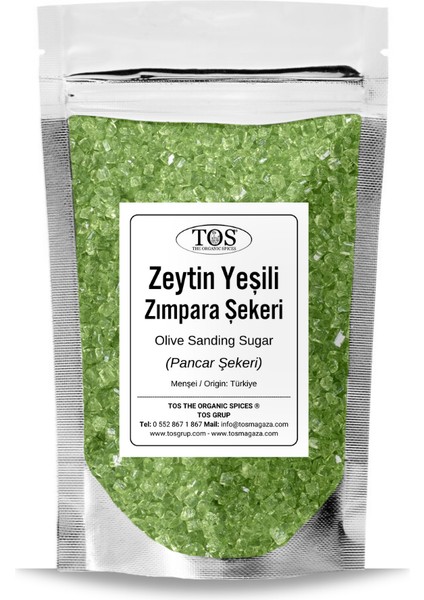 Zeytin Yeşili Zımpara Şekeri 100 gr