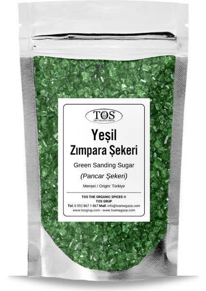 Yeşil Zımpara Şekeri 250 gr