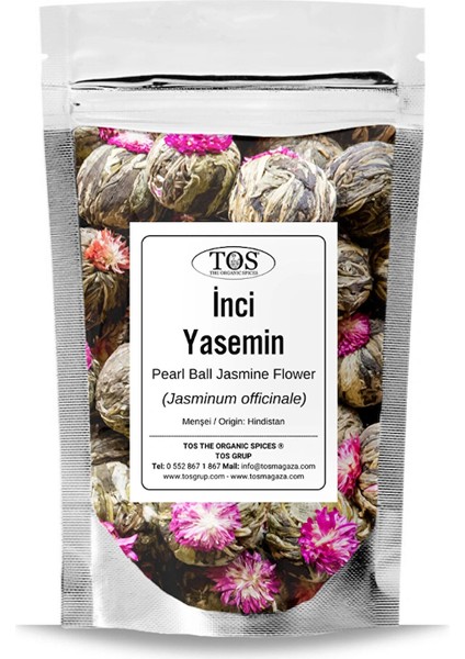Inci Yasemin 5 Adet (1. Kalite) / Pearl Ball Jasmine Flower