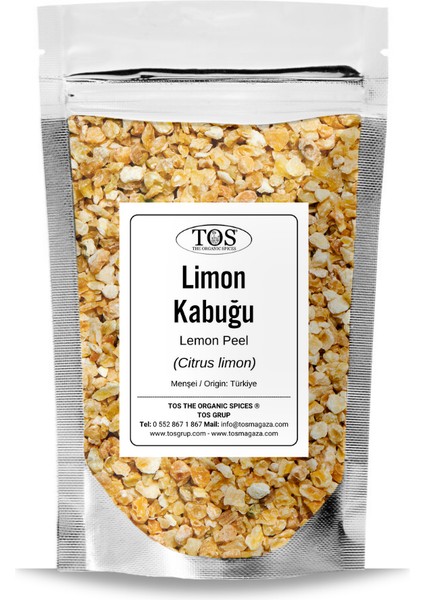 TOS The Organic Spices Limon Kabuğu 100 gr