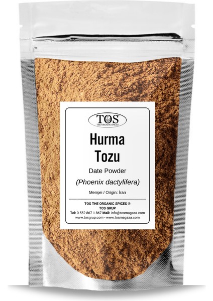 Hurma Tozu 250 gr (1. Kalite) Phoenix Dactylifera / Date Powder