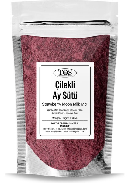 Çilekli Ay Sütü Karışımı 500 gr