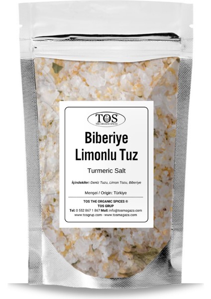 TOS The Organic Spices Biberiye ve Limon Tuzu 5 kg