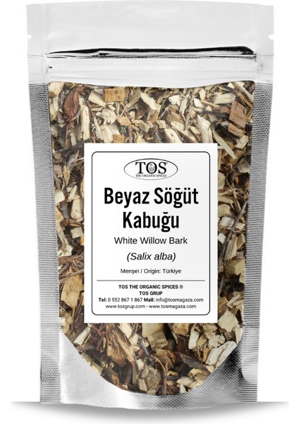 Beyaz Söğüt Kabuğu 100 gr (1. Kalite) Salix Alba / White Willow Bark